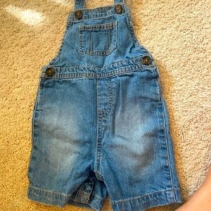 Kid's Jumpsuit Denim Bib Overalls Shorts Romper